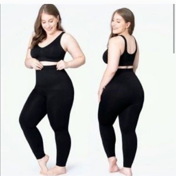 NWT Empetua Black High Waisted Shaping Legging 3XL - Picture 1 of 9